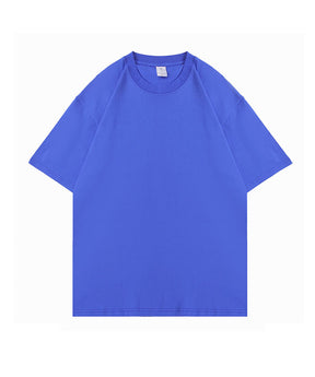 Goinluck カラー豊富 レディース 無地 ゆったり 着痩せ ラウンドネック 定番 カジュアル ボリューム 半袖 Tシャツ