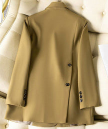 Goinluck ジャケット レディース テーラードジャケット スリット 通勤 OL 韓国ファッション エレガント シック レトロ シンプル
