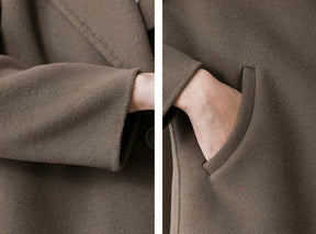 Goinluck スタイリッシュ 3色 無地 スーツの襟 コート
