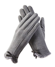 Goinluck レディース レトロ エレガント シンプル 厚手 防寒 ファッション 手袋