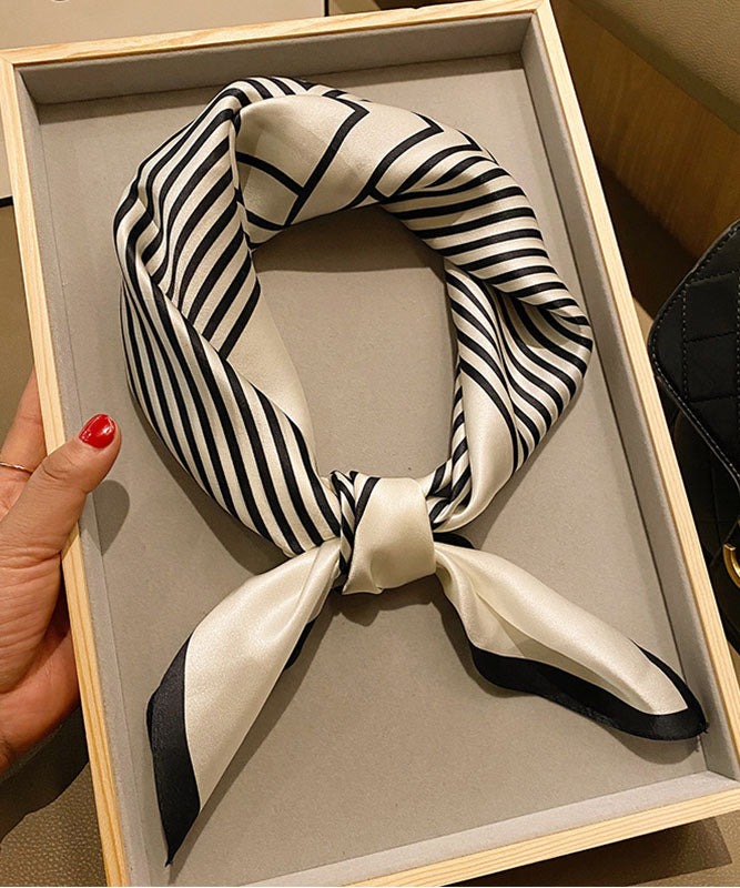 Goinluck レディース 韓国風 シック シンプル 配色 幾何学柄 薄手 ファッション マフラー・スカーフ