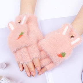 Goinluck レディース 可愛い 韓国風 森ガール やわらかい 暖かい 防寒 ファッション 着回し 手袋