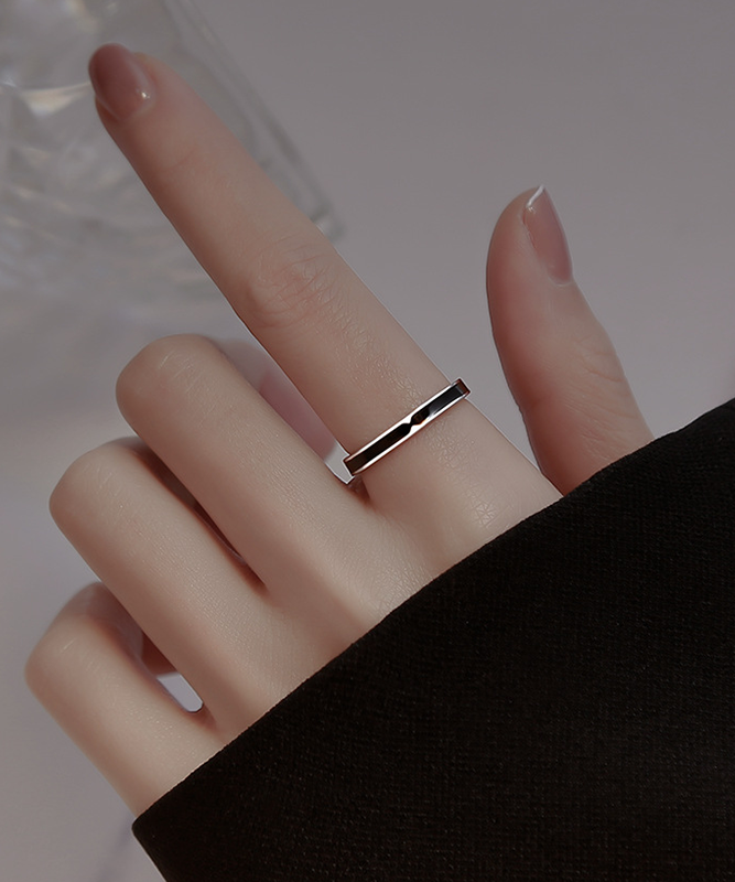 Goinluck レディース 韓国風 シック シンプル デザイン ファッション 着回し 指輪