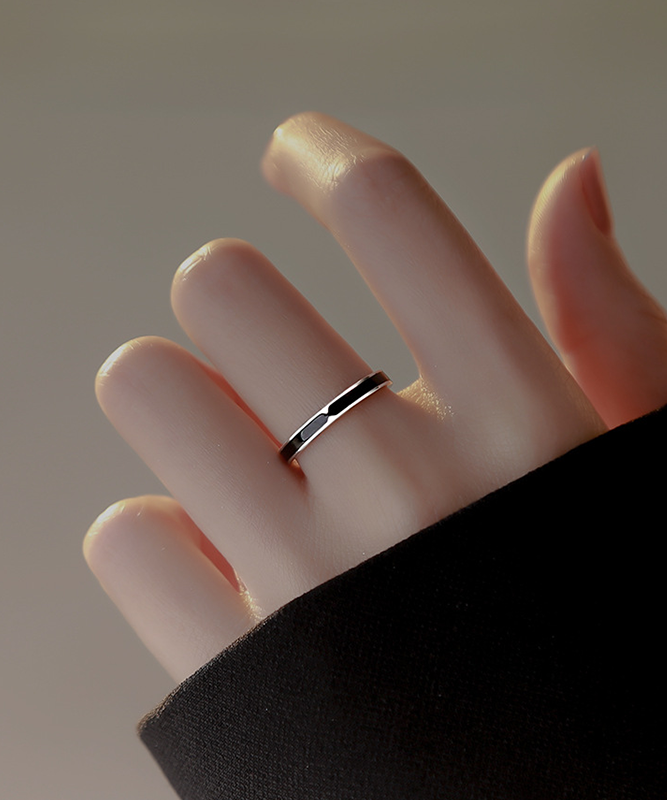 Goinluck レディース 韓国風 シック シンプル デザイン ファッション 着回し 指輪