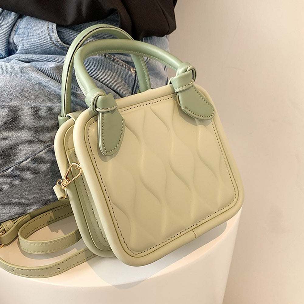 Goinluck レディース ユニーク デザイン ファッション 着回し 手提げ 小さめ ハンドバッグ